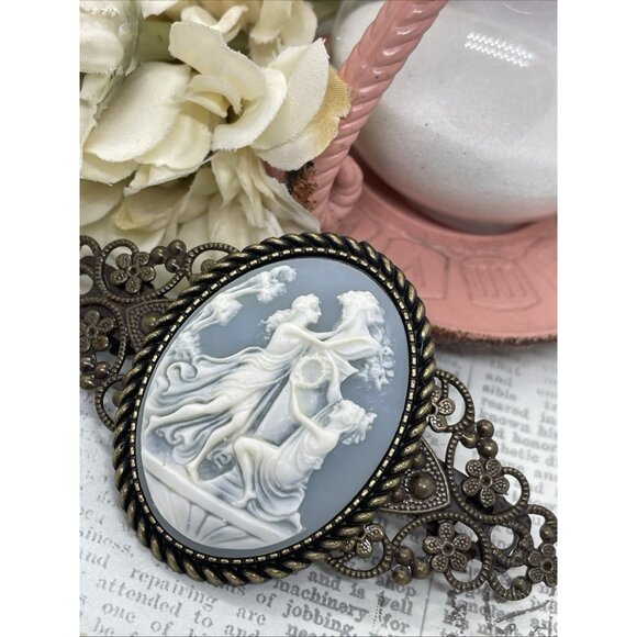 Greek Roman God Goddess Hair Clip Bronze barrette Artemis Aphrodite Hercules new - Picture 2 of 14